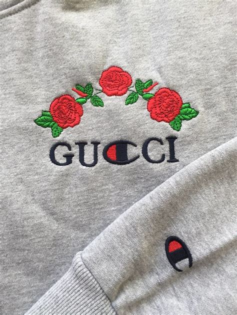 ava nirui champion gucci|The bootleg trend of clothing at Gucci and Vetements .